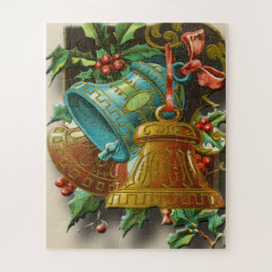 Sinos do vintage do quebra-cabeça do Natal