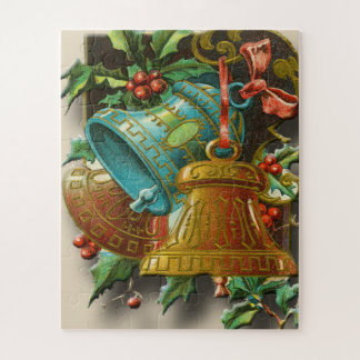Sinos do vintage do quebra-cabeça do Natal