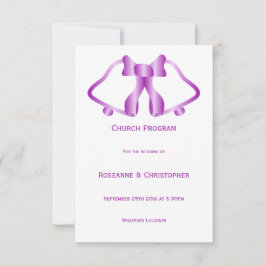 Sinos E Fita Do Programa Casamento Roxo