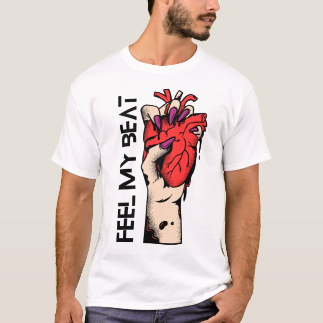 Sinta a minha camiseta de T-Shirt (Frente)