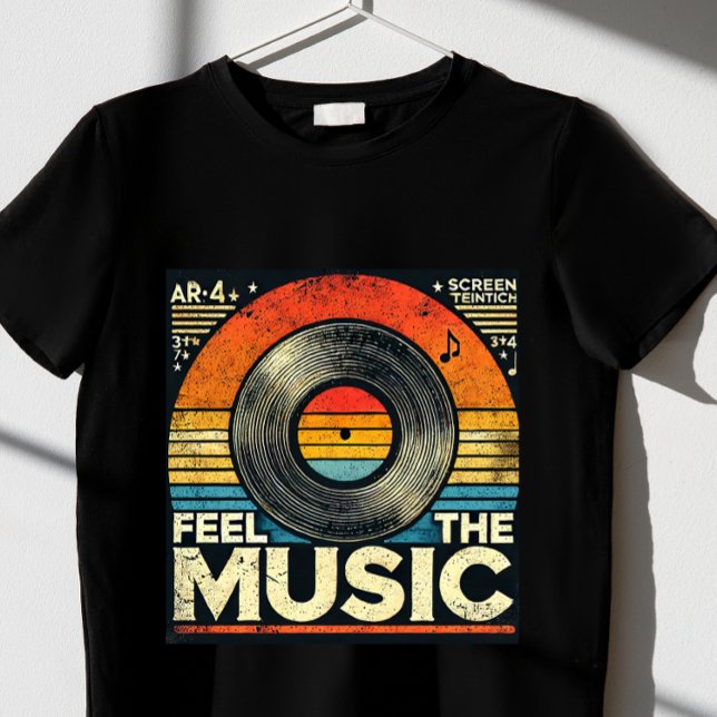sinta a música T-Shirt (Criador carregado)