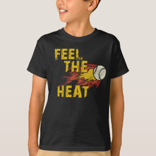 SINTA O T-SHIRT DO BASEBOL DO CALOR