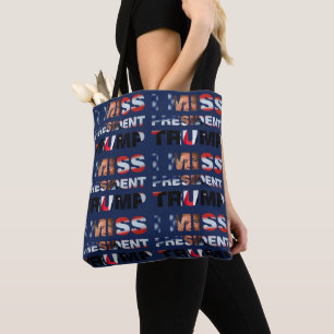 Sinto Falta Do Presidente Trump Tote Bag