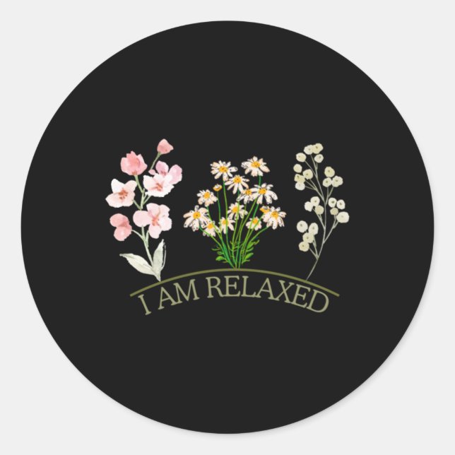 Sinto-me um adesivo relaxado (Frente)