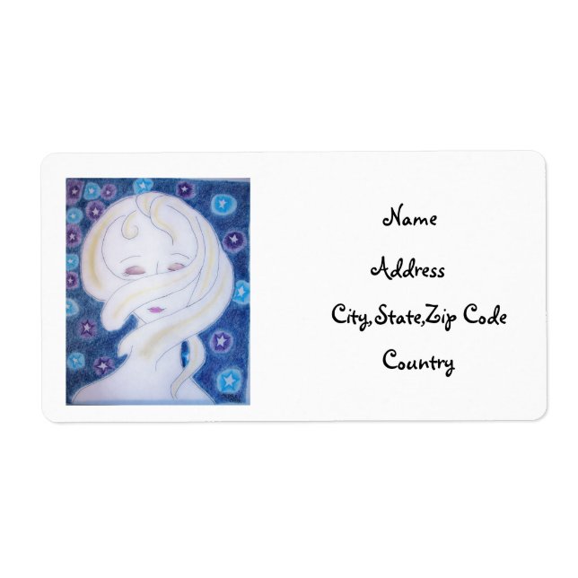 Sinto minha etiqueta de endereço universal (Frente)