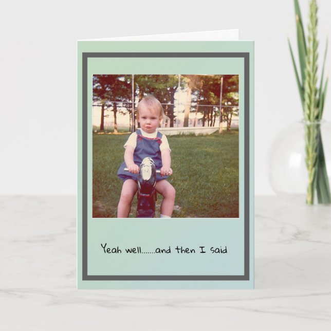 Sinto muito receber cartão (Frente)