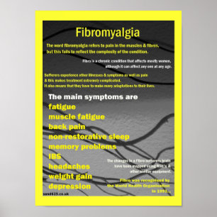 sintomas de fibromialgia poster