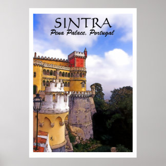 SINTRA, Palácio Pena, poster de fotografia