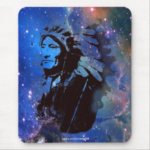 Sioux Chieftain Native American Gift Mousepad
