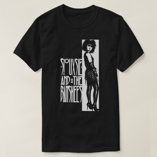 Siouxsie e o Camiseta Essencial Branca (Frente do Design)