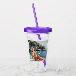 SIP! 🥤 Copo de Acrílico Personalizado com Design 