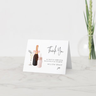 Sip n Ver Novo Cartões de agradecimentos Dobrado d