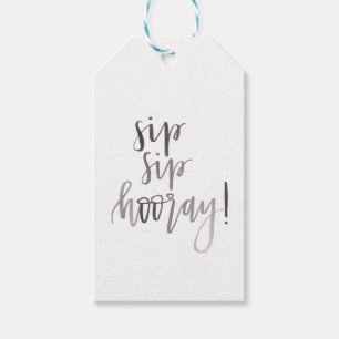 Sip Sip Hooray - Etiqueta de presentes