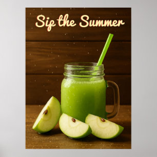Sip the Summer - Impressão de Arte de Muro de Sumo