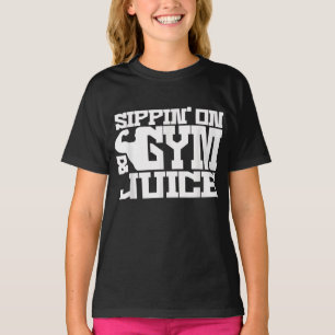 Sippin No Gym- Suco - Camisas De Trabalho De Menin