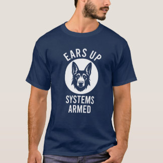 Sistema Ears Up Presente de t-shirt pastada por um