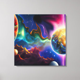 Sistema solar entrando na Canvas estendida do bura