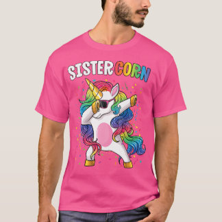 Sistercorn Girls Camisa Unicórnio Aniversário Dabb