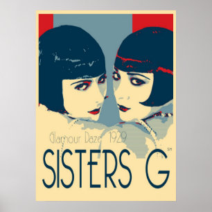Sisters G - Poster de Moda de 1920