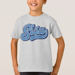 Sisu, caráter finlandês, t-shirt de Finlandia
