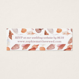 Site de Casamento Costeiro de Beach Seashells