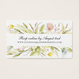 Site de Casamento de Summer Wildflower RSVP