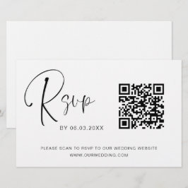 Site de Casamento RSVP de Código QR de Orçamento