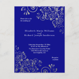 Site de Convite RSVP l de Casamento de Cinza Azul