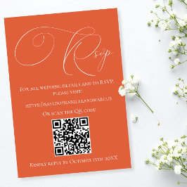 Site de RSVP do Casamento Verona Sunset