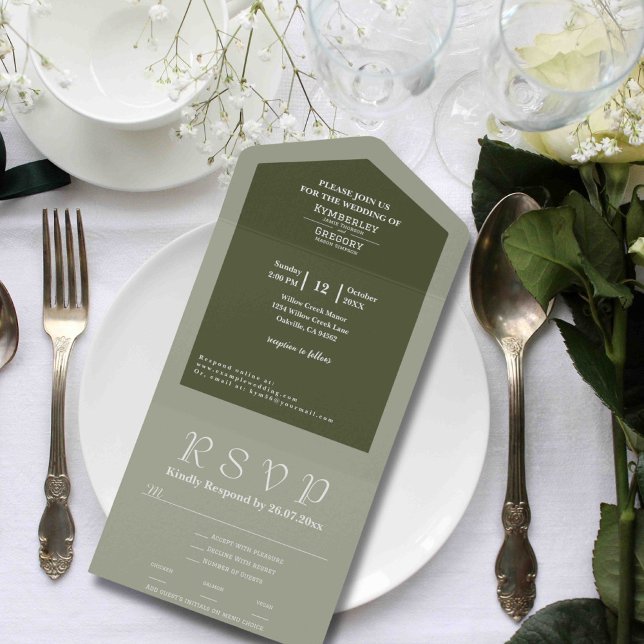 Site do Simples Minimalista Olive Green Cream (Criador carregado)