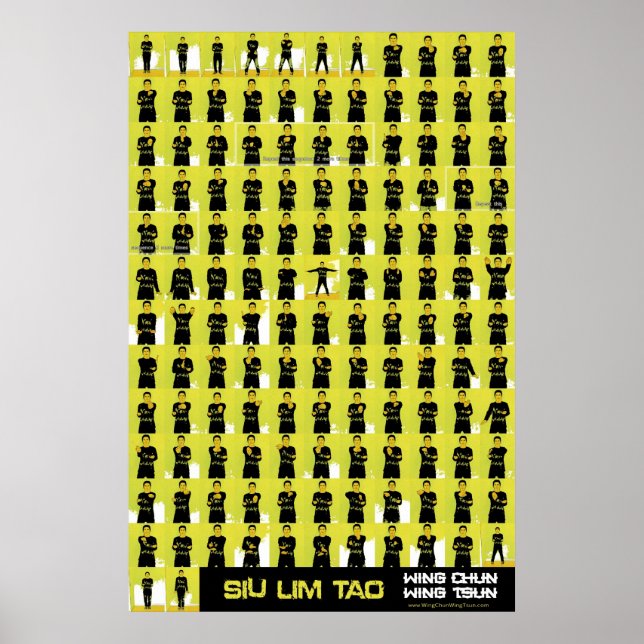 Siu Lim Tao Yellow Poster (Frente)