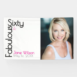 Sixty Fabulous Birthday Chic Pink & Black