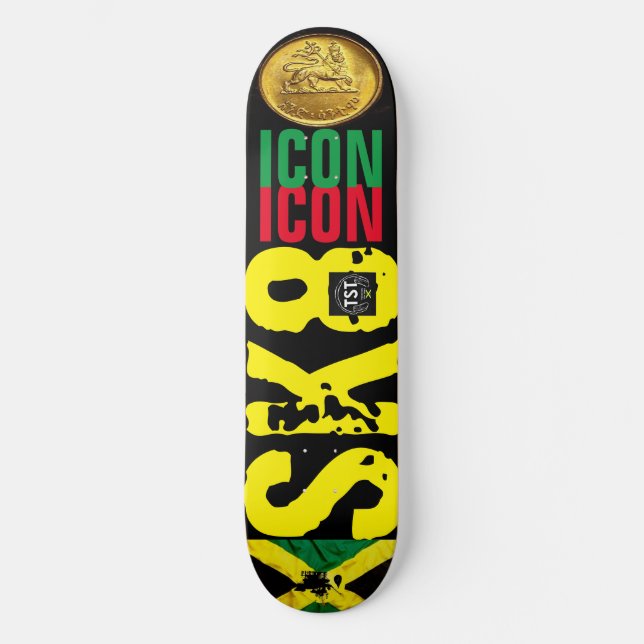 SK8 ICON 8, 1/2", skateboard Deck (Frente)