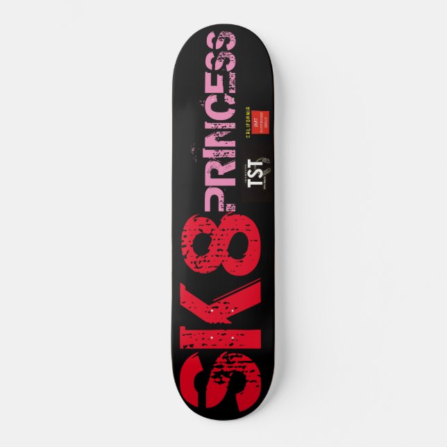 SK8 PRINCESS / skateboard TST (Frente)