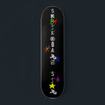 "Sk8teboard Rua*r" skate<br><div class="desc">O skate "Sk8teboard Rua*r" é um conselho legal e exclusivo para cada Rua Sk8teboard*r! Os skatboards Zazzle vêm em 8 estilos diferentes no North American Maple, de origem local, e são projetados com padrões de qualidade profissionais que vão enfrentar a patinação mais dura! Obtenha fita adesiva gratuita com sua primeira...</div>