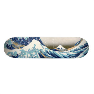 Skate 北 斎 Onda do Excelente Fora de Kanagawa Hokusai