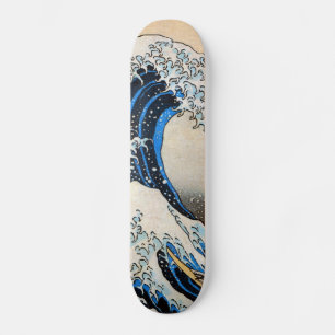 Skate 神 奈 川 裏 浪, 北 沖 Excelente Wave, Hokusai, Ukiyo-e