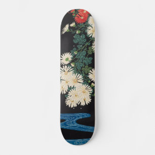 Skate 菊 に 水, 古 邨 Chrysanthemums & Stream, Koso
