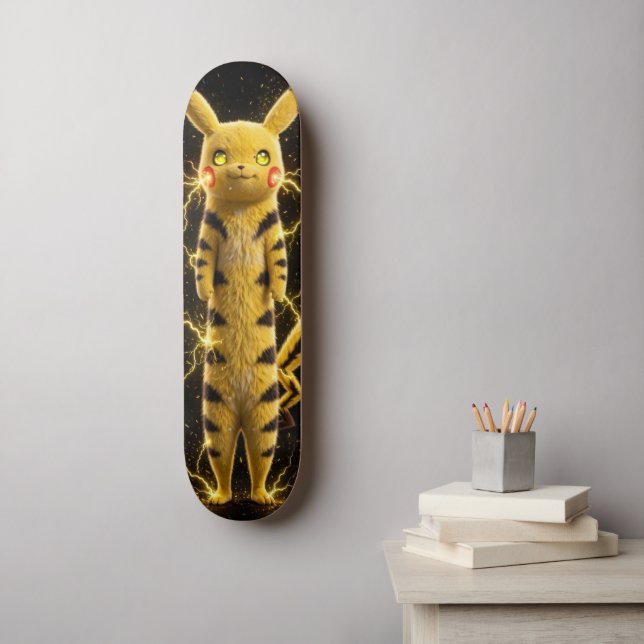Skate 10000 Volts De Cuteza (Arte de parede)