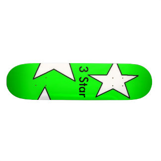 Skate 3 designs Skatboard verde da estrela