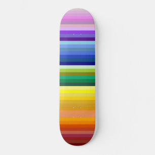 Skate 42 Stripes Espectro Arco-Íris