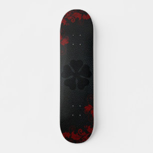 Skate 5leaf black clover