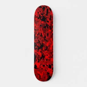 Skate 7 3/4 andar. Camo digital/vermelho