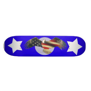 Skate A bandeira americana da águia americana dos EUA