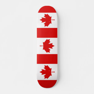 Skate A bandeira da folha de bordo de Canadá