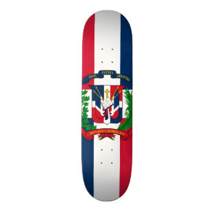 Skate A bandeira da República Dominicana