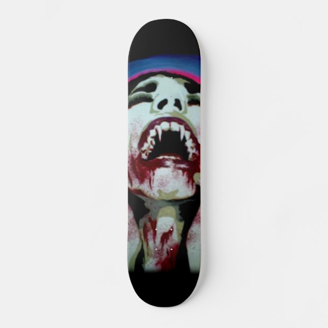Skate 'A Dor de Aceitação' (Vampiro) Quadro (Frente)
