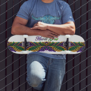 Skate A imagem icônica do Mardi Gras da SlipperyJoe eleg