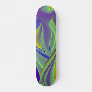 Skate A Mágica do Verão, Abstrato 3D Art