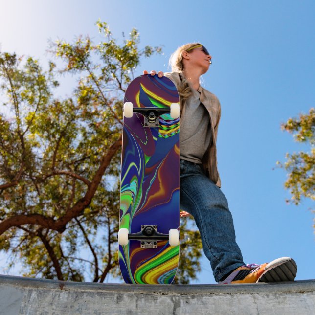 Skate A Mágica do Verão, Abstrato 3D Art (Ao ar livre 1)